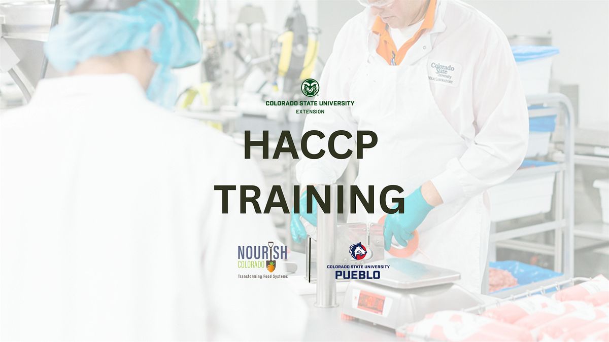 HACCP Training at CSU Pueblo: May 27-28, 2026