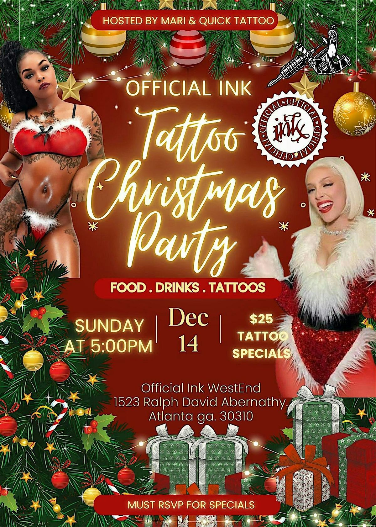 TATTOO CHRISTMAS PARTY