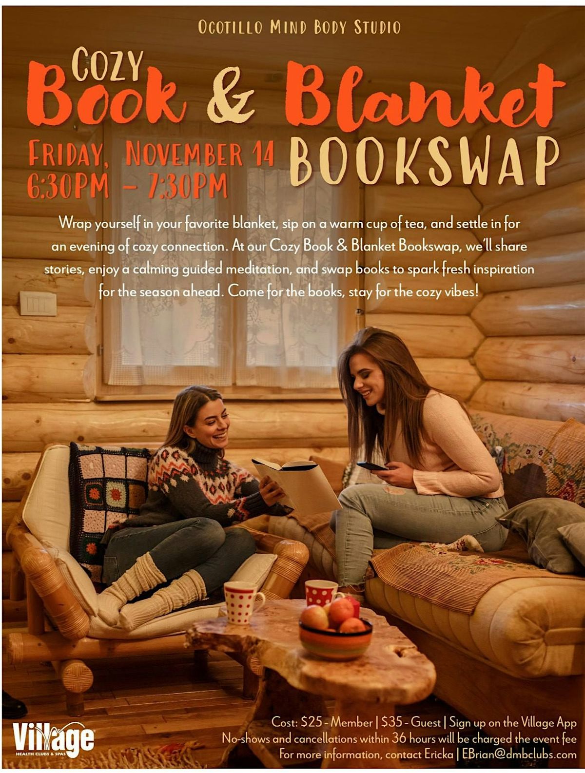 Cozy Book & Blanket Book Swap