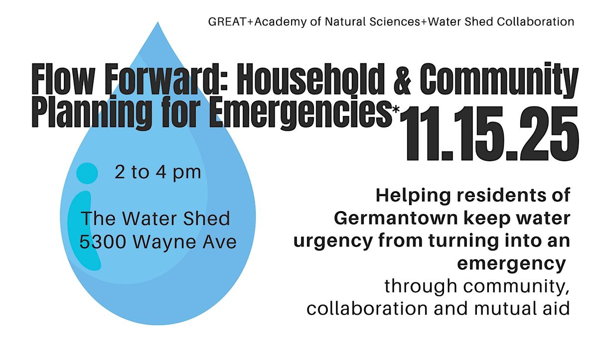 Flow Forward: Household & Community Planning for Emergencies