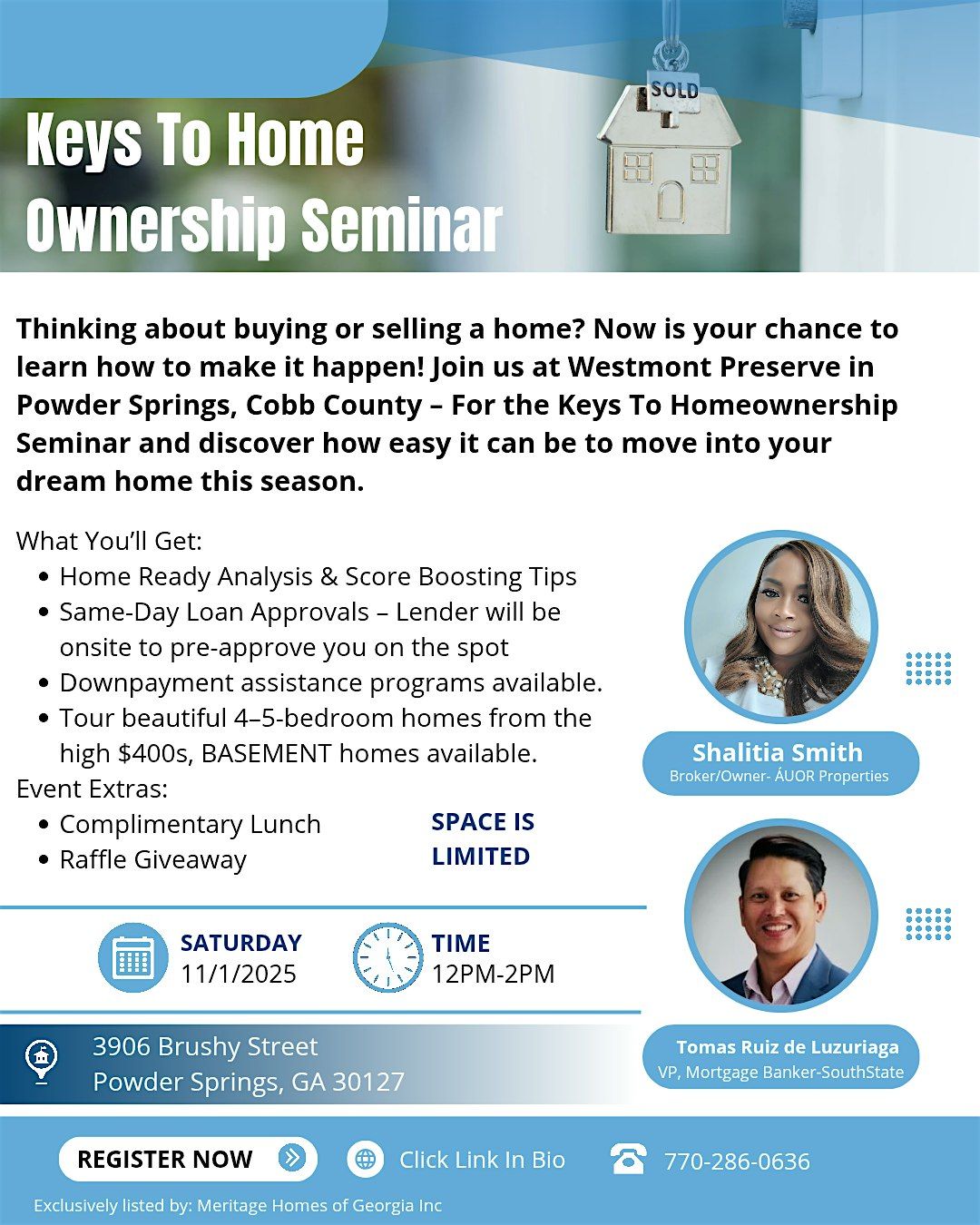 Ready, Set, Own! Keys To Homeownership Seminar!