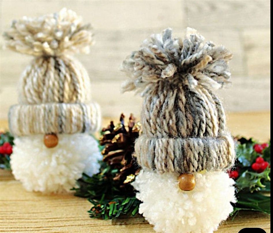Cozy Gnome & Wreath Ornament