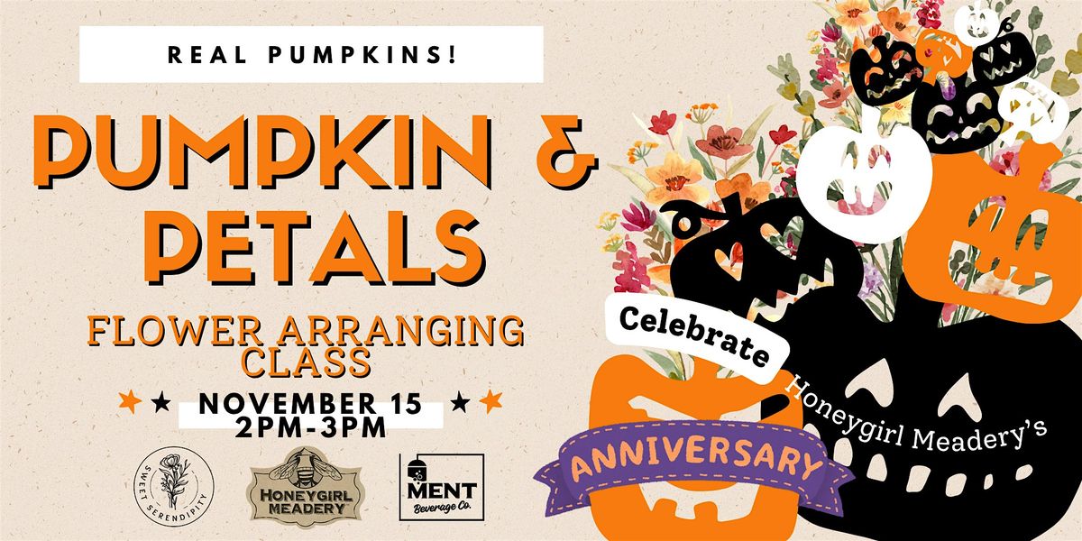 Pumpkins and Petals Flower Arranging Class