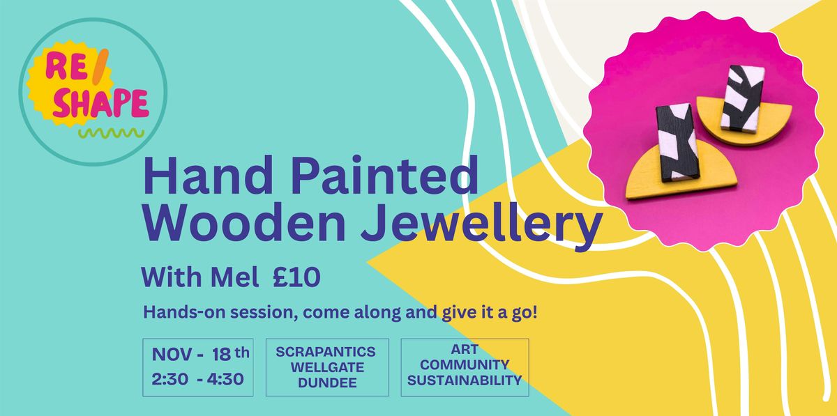 Hand Painted Wooden Jewellery