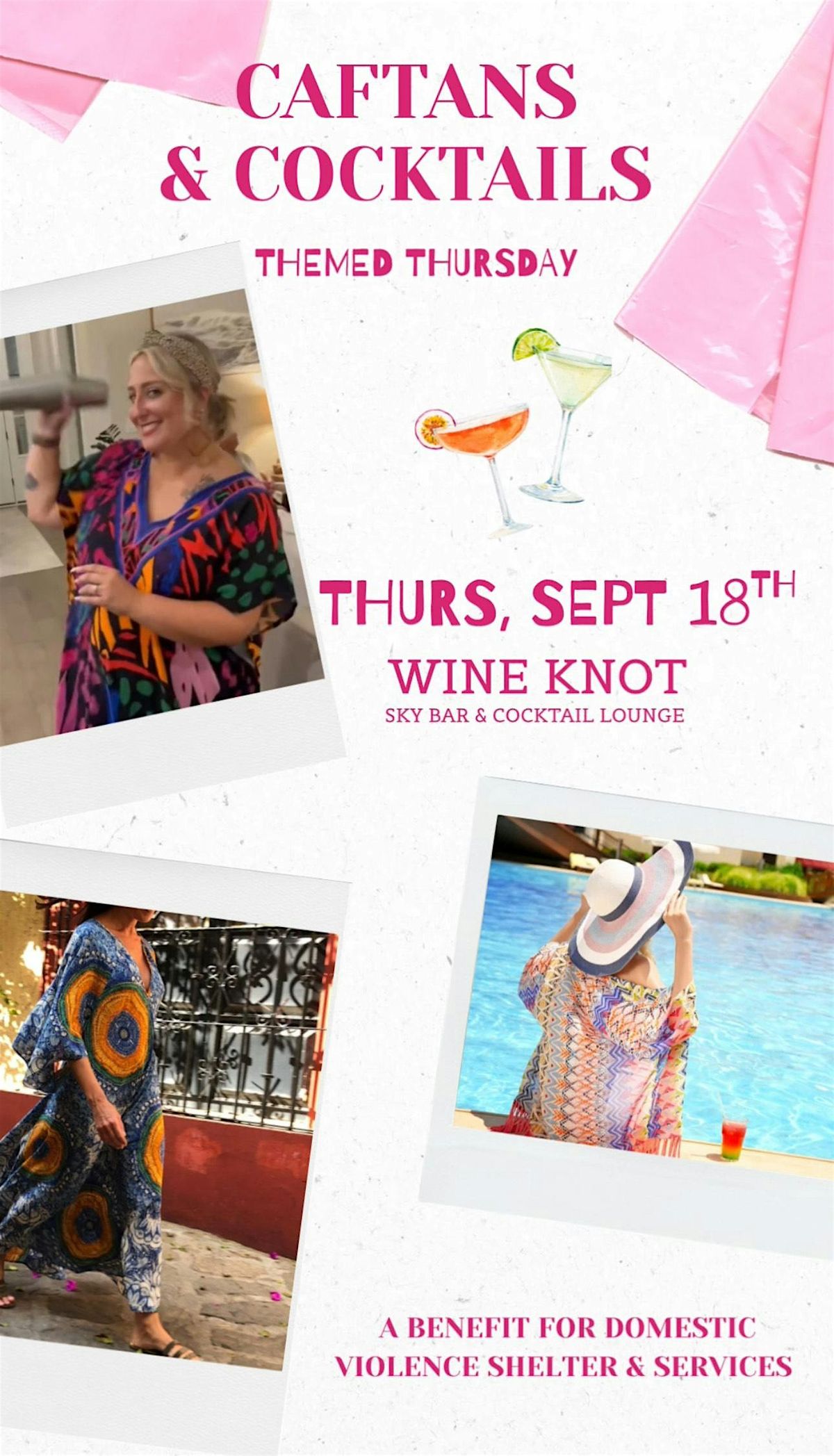 Caftans and Cocktails at Wine Knot