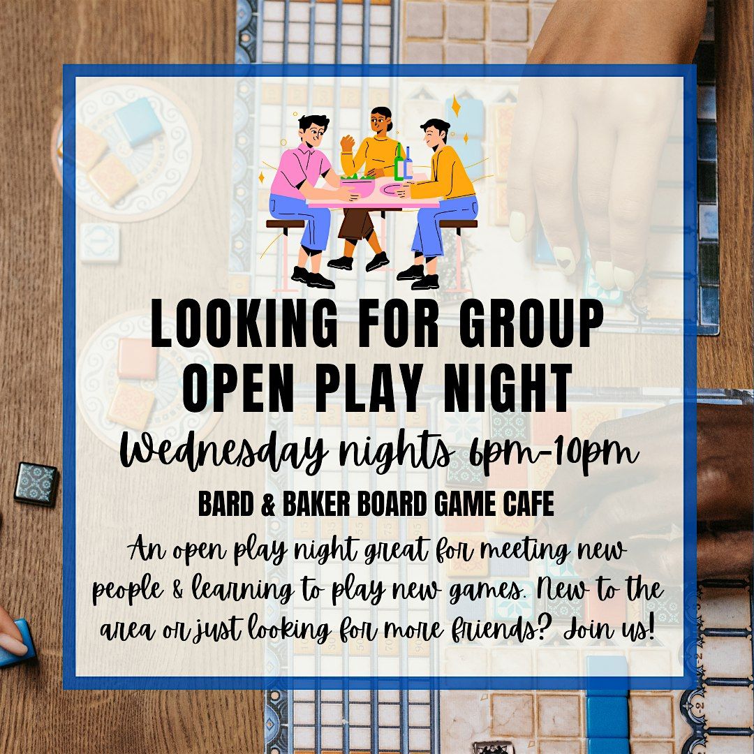 Looking for Group Board Game Lovers Night