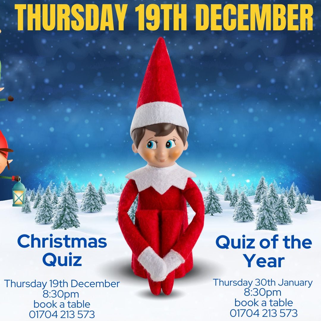 Quiz of the Year 2024 33 Botanic Road, Churchtown, PR9 7NE Southport