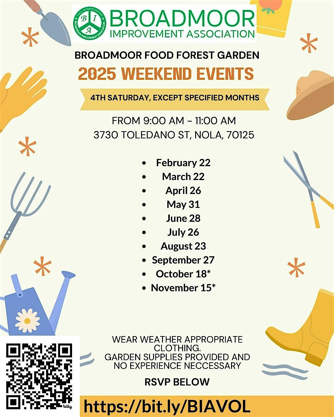 Broadmoor Food Forest 4th Saturday