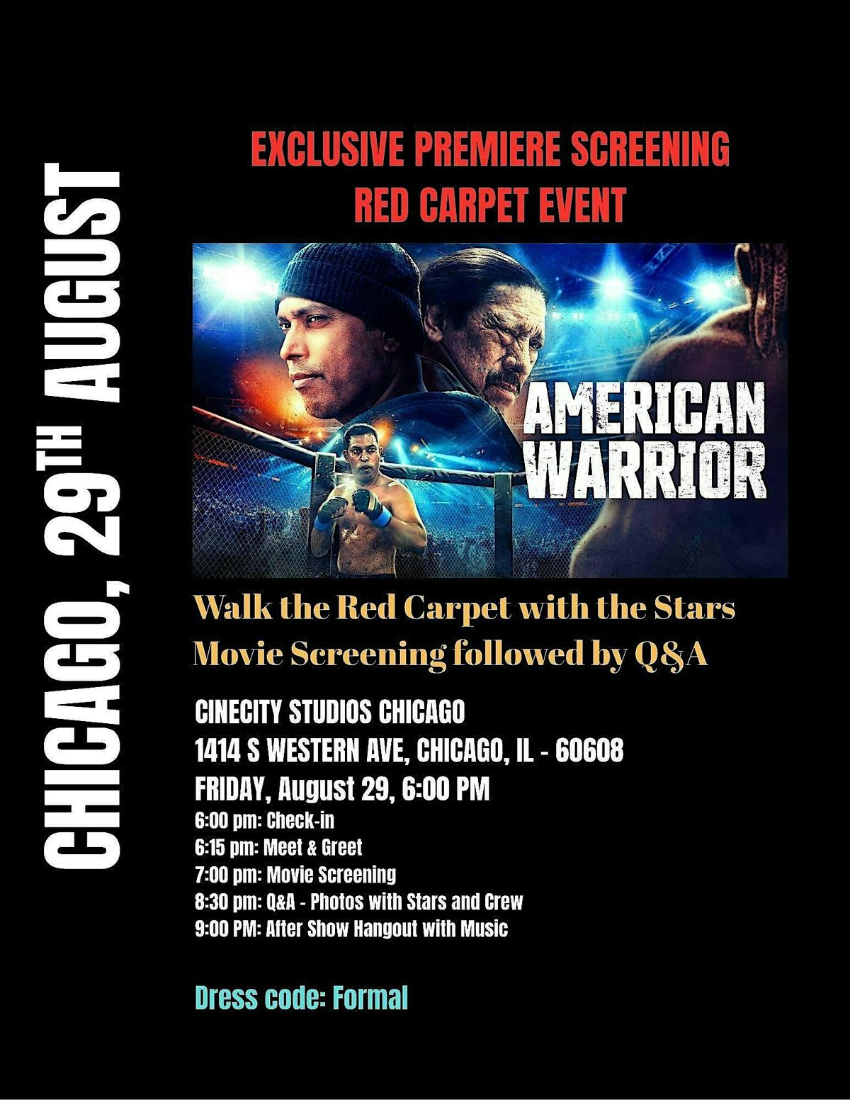 AMERICAN WARRIOR : VIP PREMIERE in CHICAGO - AUG 29, 2025