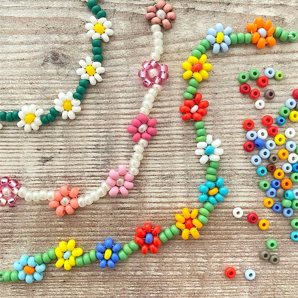 Beaded Daisy Chain Bracelet Workshop