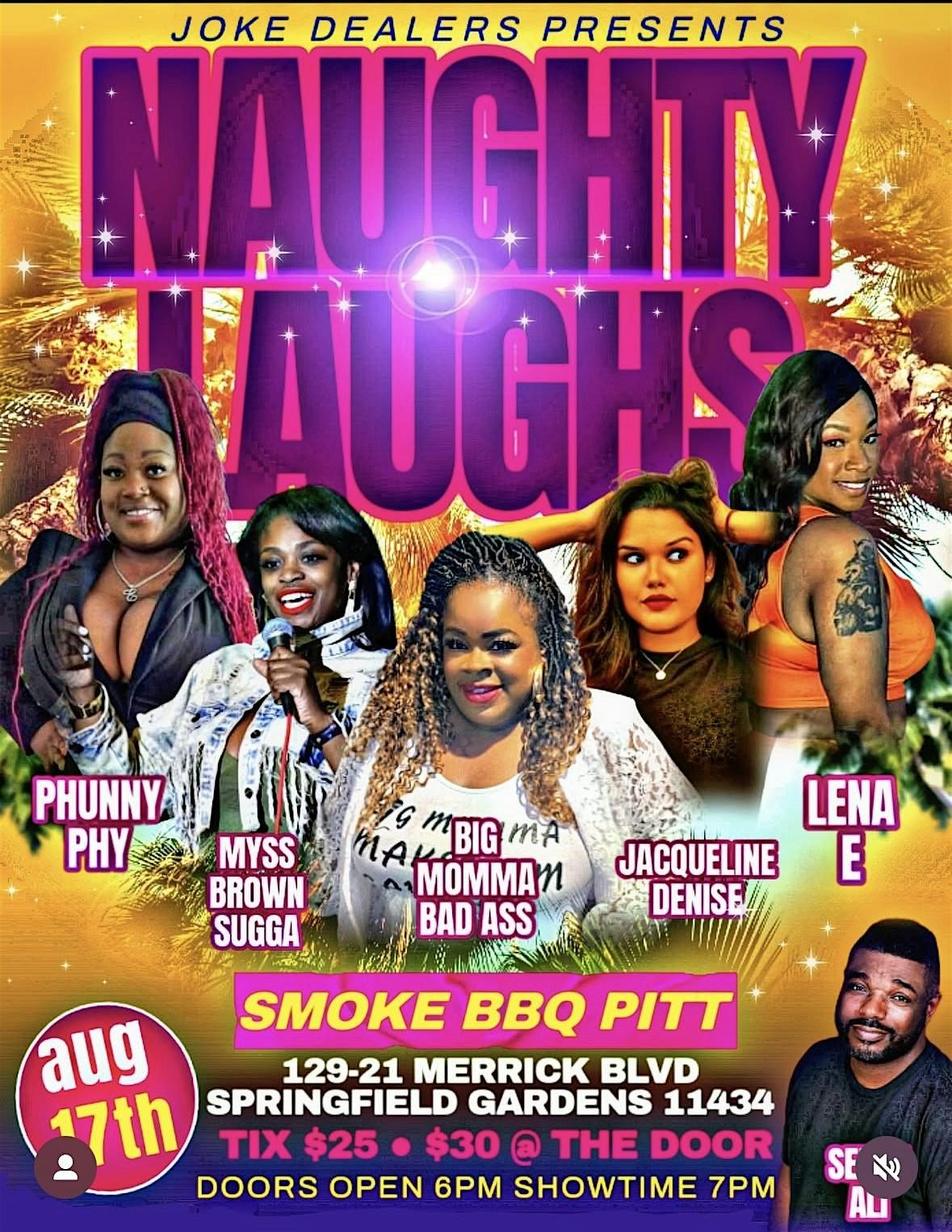 NAUGHTY LAUGHS LINGERIE COMEDY SHOW