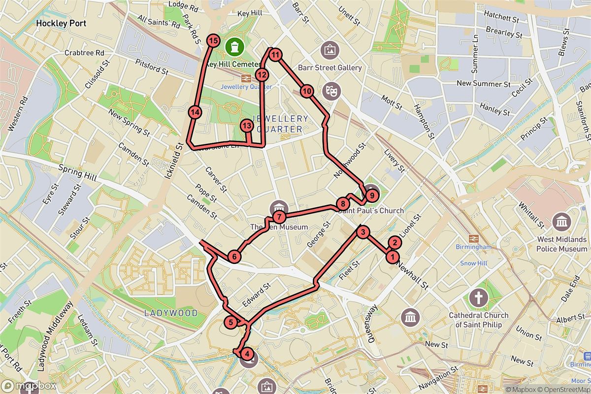 Birmingham Audio Tour: The Sparkling Stories of Birmingham\u2019s Jewellery Quarter