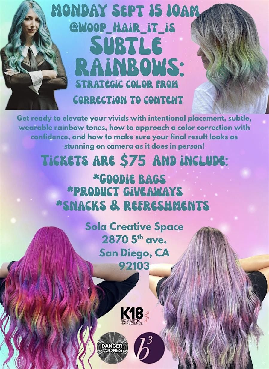 Subtle Rainbows: Strategic color from correction to content