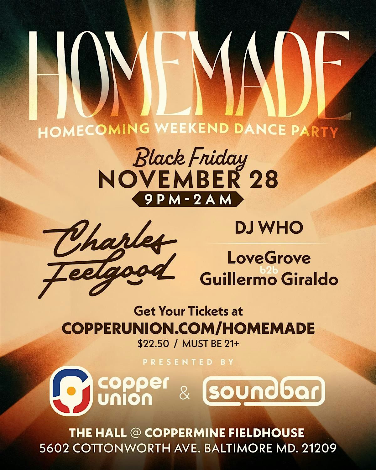 HOME MADE - A Black Friday Dance Party Featuring DJ FEELGOOD
