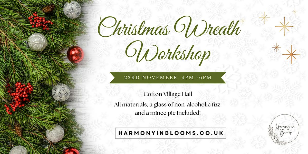 2025 Christmas Wreath Making Workshop