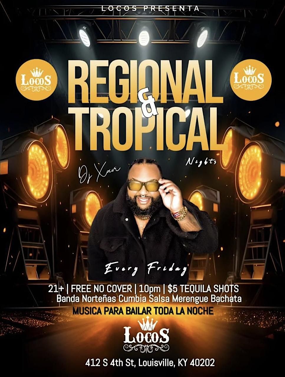Regional & Tropical Dance Night