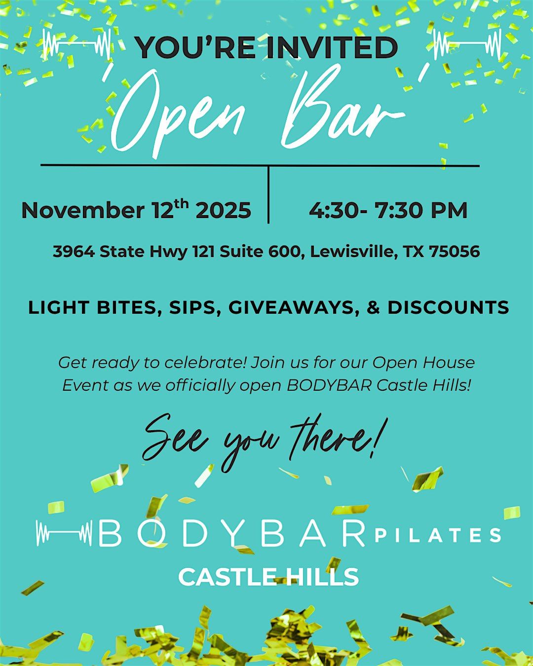 BODYBAR Pilates Castle Hills- OPEN HOUSE