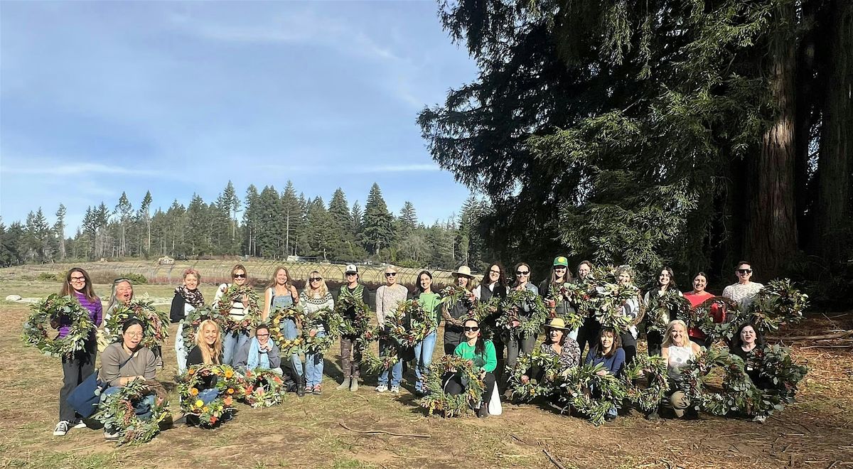 Wreath Making at Sea to Sky Farm with Tina Short on Dec 6th