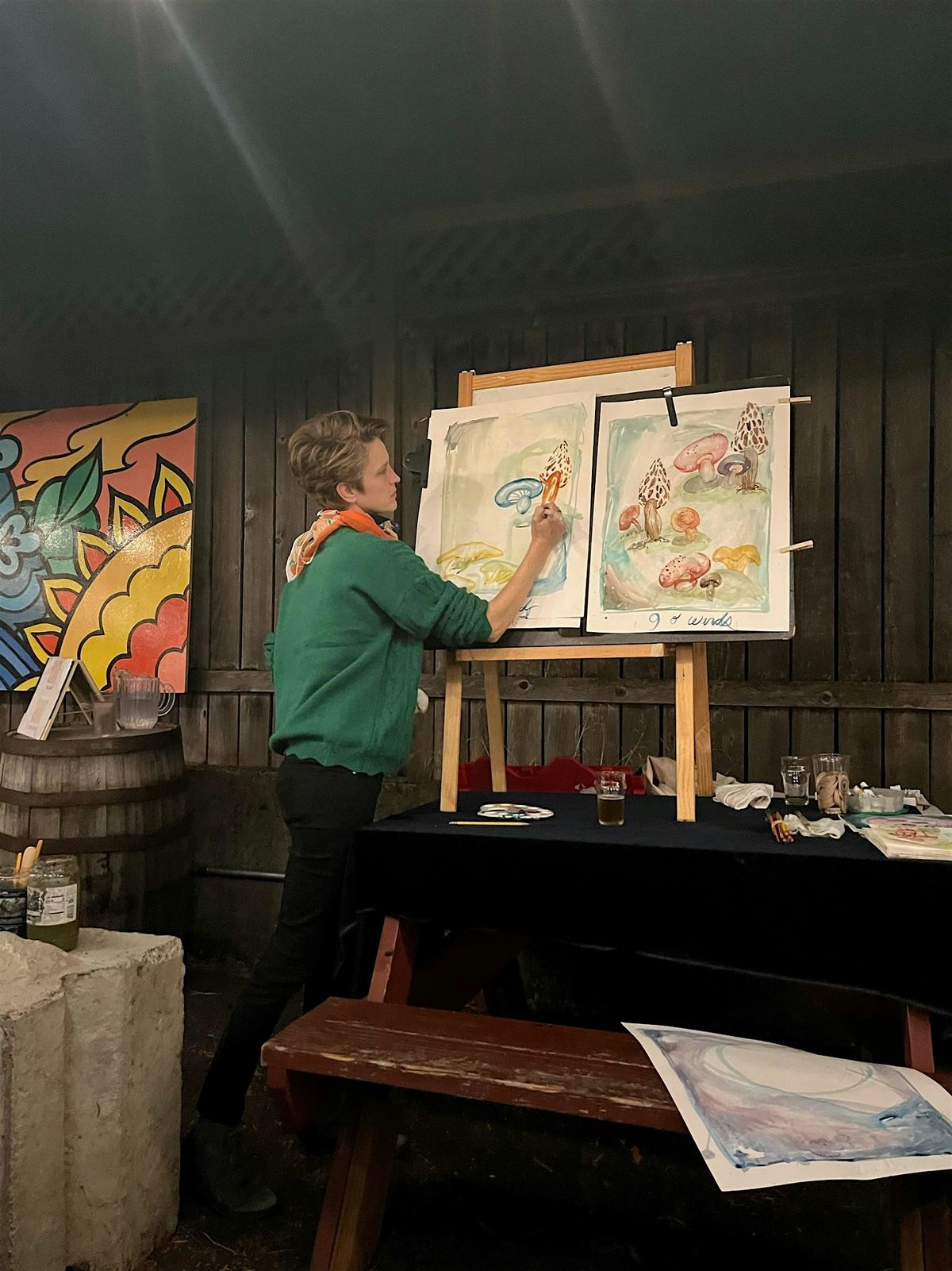 Witchy Watercolor @ Living Room Wines