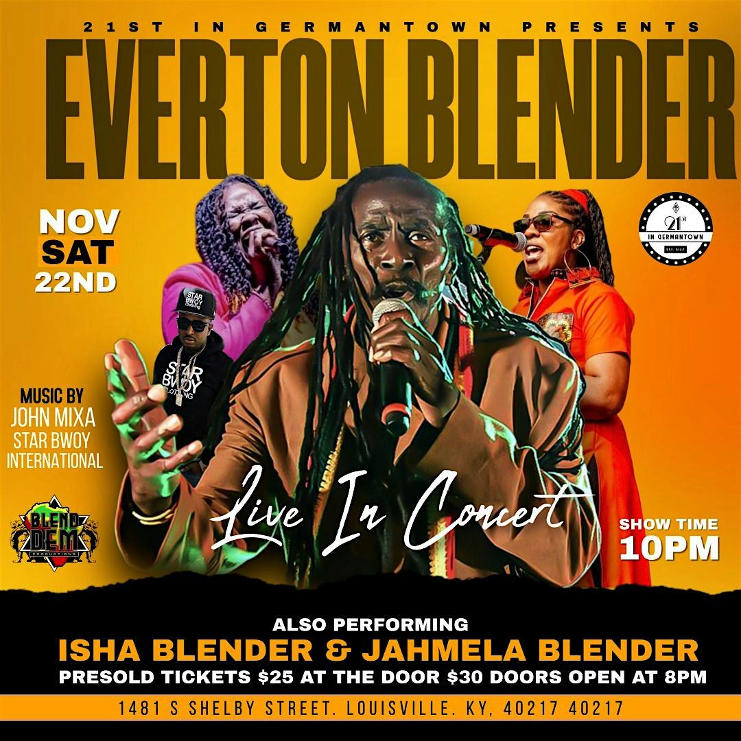 Everton Blender Live in Concert