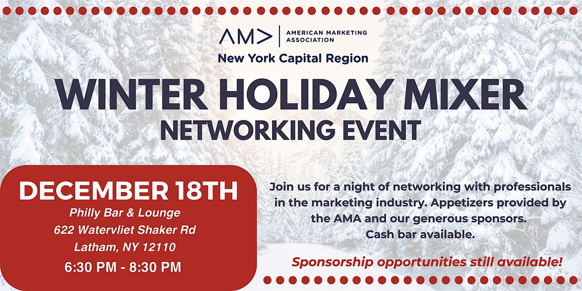 American Marketing Association Winter Holiday Mixer