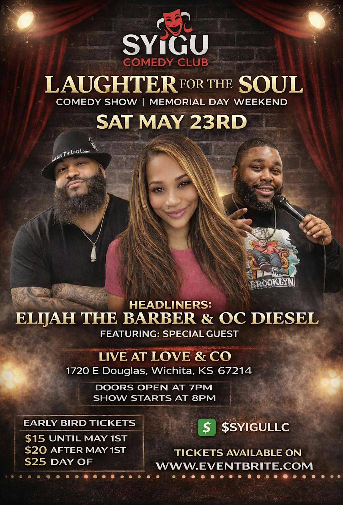 LAUGHTER FOR THE SOUL COMEDY SHOW