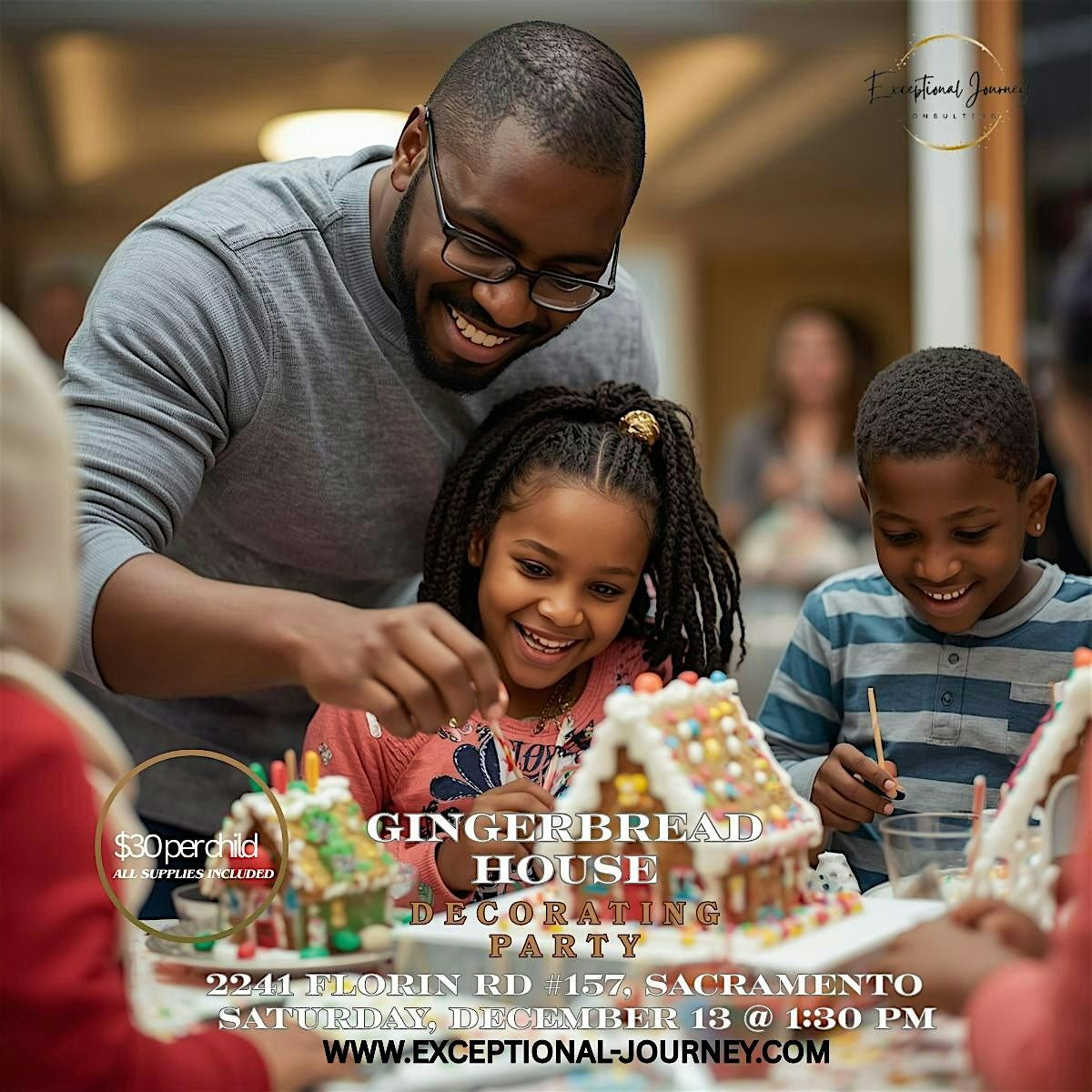 Gingerbread House Decorating Party
