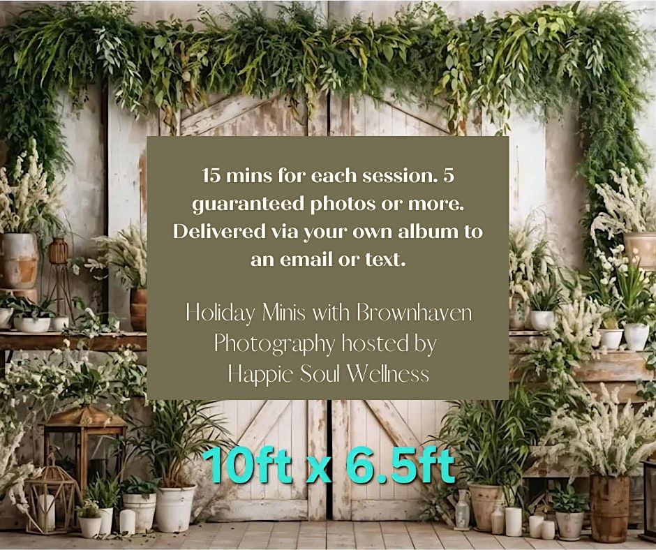 Holiday Minis with Brownhaven Photography LLC  at Happie Soul Wellness
