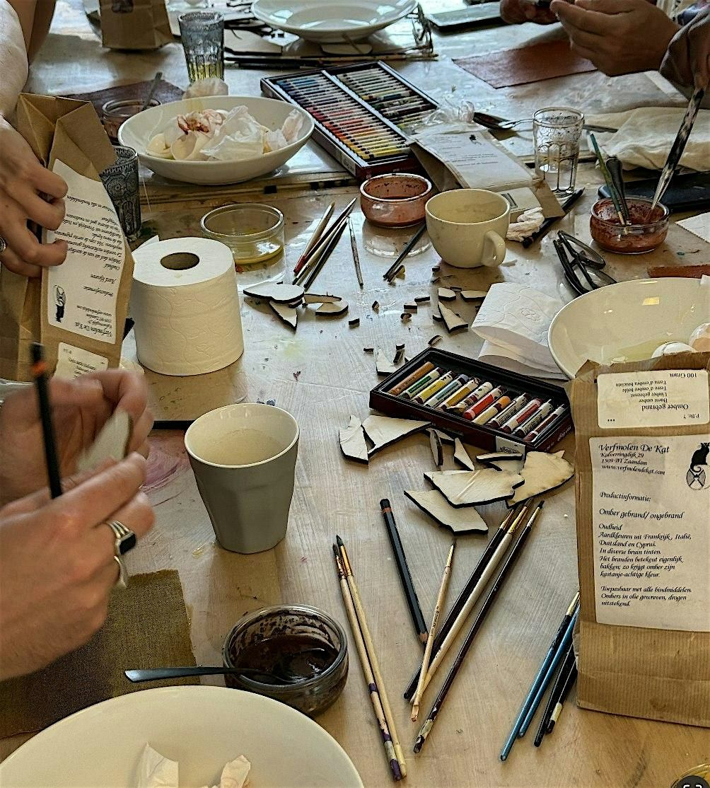 Verf maken en schilder workshop