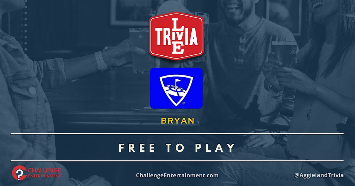 Monthly Live Trivia at Top Golf - Bryan