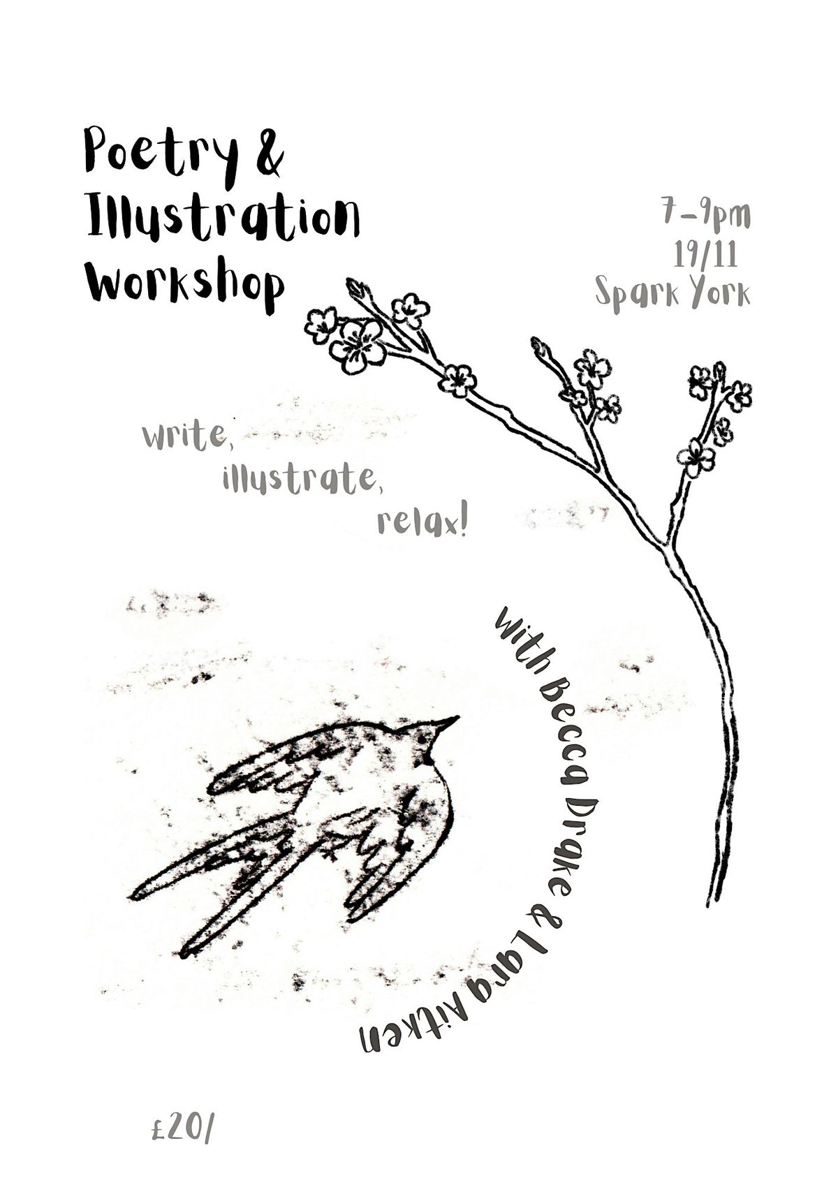 Poetry & Illustration, with Becca Drake & Lara Aitken