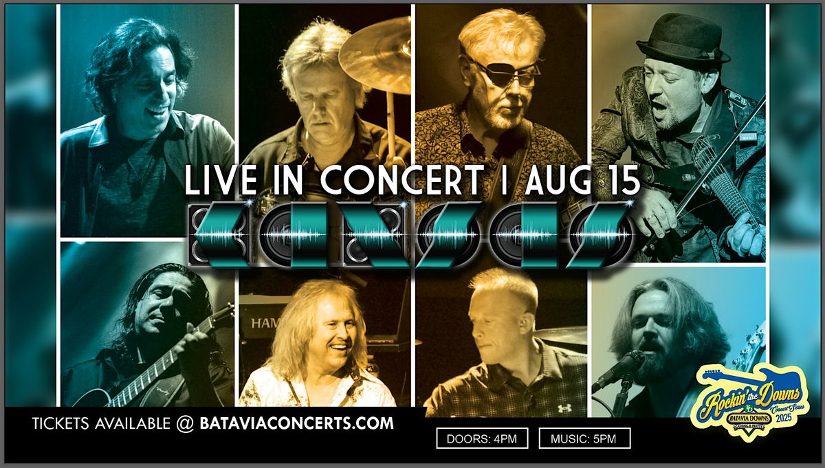 Kansas 2025 Rockin the Downs Summer Concert Series Batavia Downs