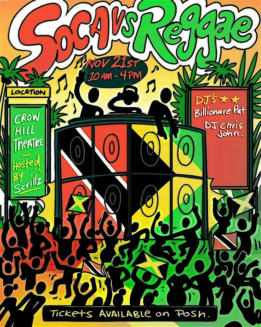 Soca Vs Reggae : Flag Fete Edition