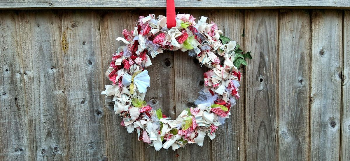 Christmas Rag Wreath Workshop
