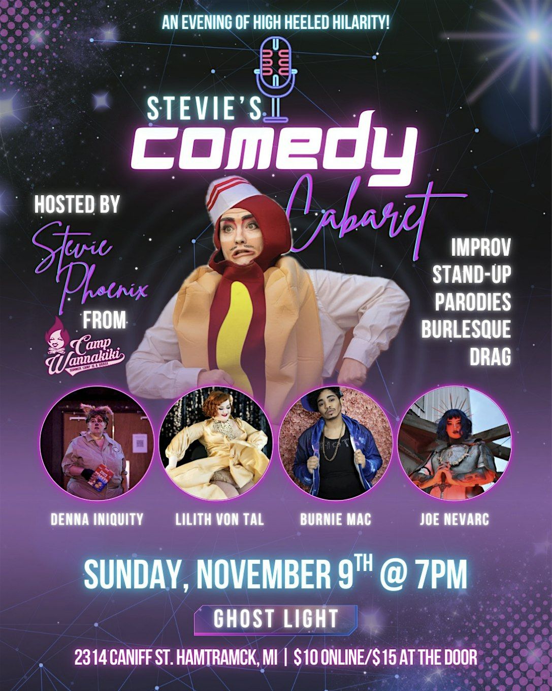 Stevie's Comedy Cabaret @ Ghost Light
