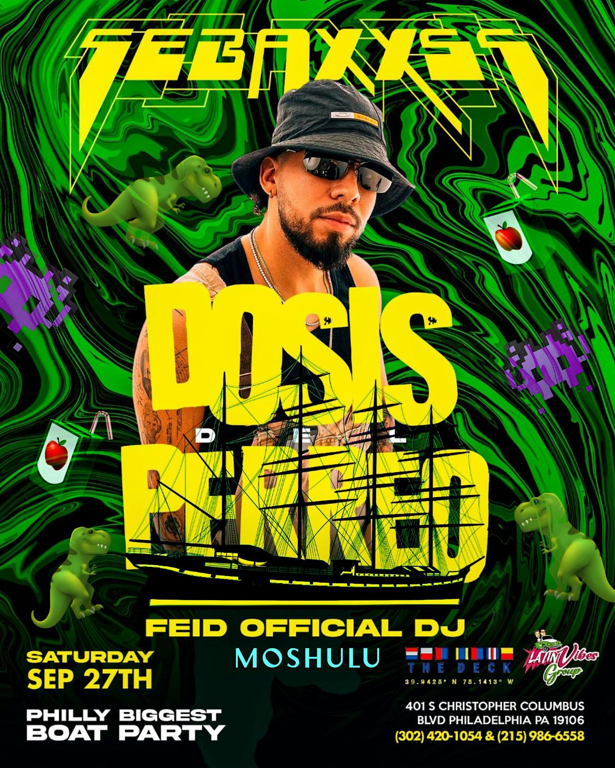 DOSIS DE PERREO\/ MOSHULU FEATURING SEBBAXS FEIDS OFFICIAL DJ