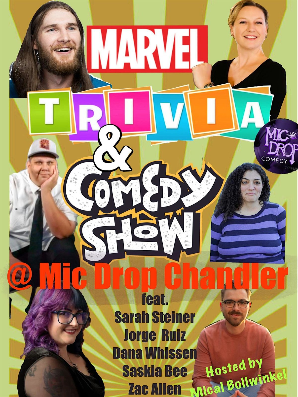 Marvel Trivia and Comedy Brunch Show