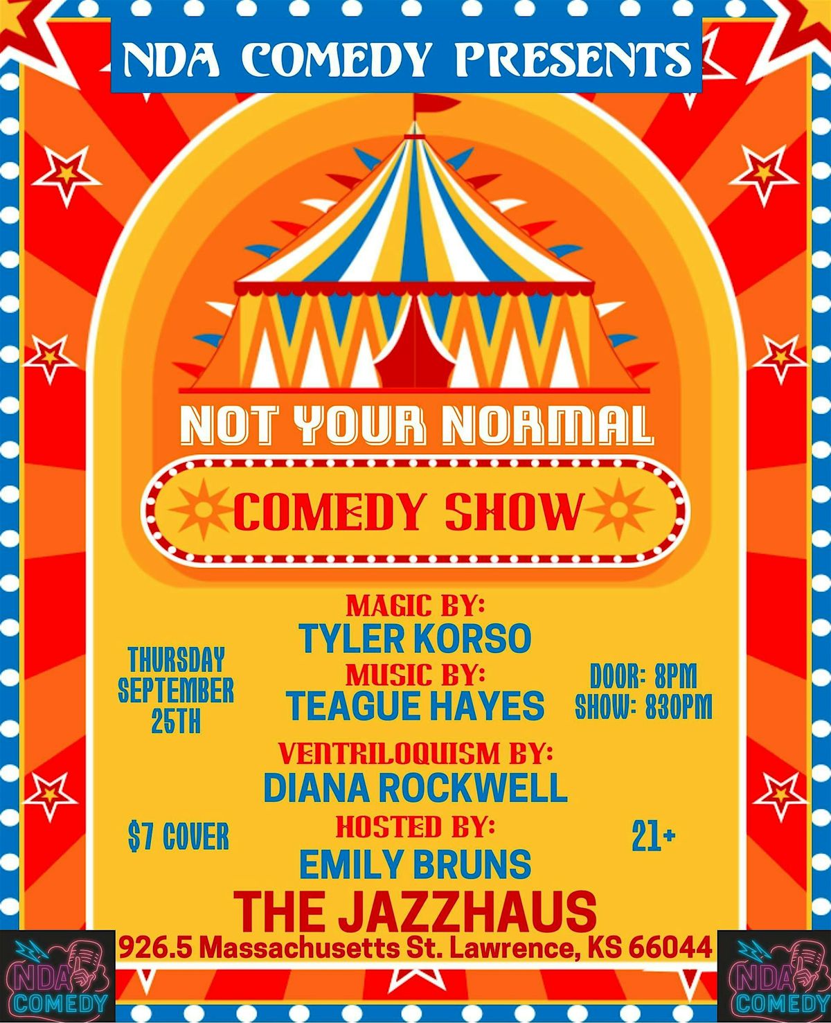 Not your Normal Comedy Show at Jazzhaus