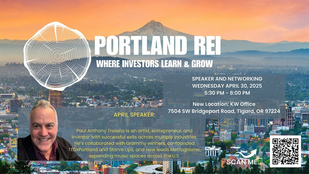 Portland REI April Meetup: Paul Troiano | 7504 Southwest Bridgeport ...
