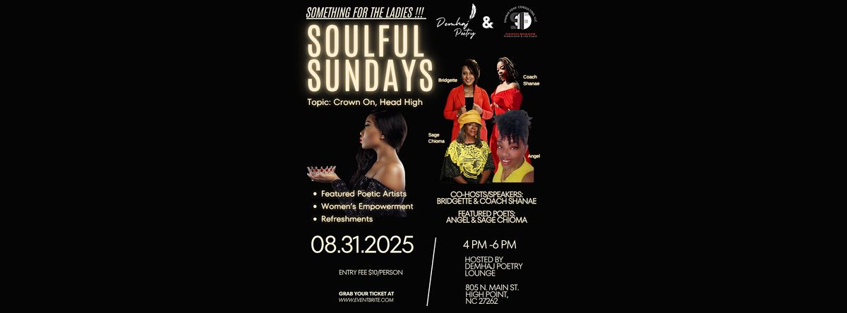 Soulful Sundays @Demhaj Poetry