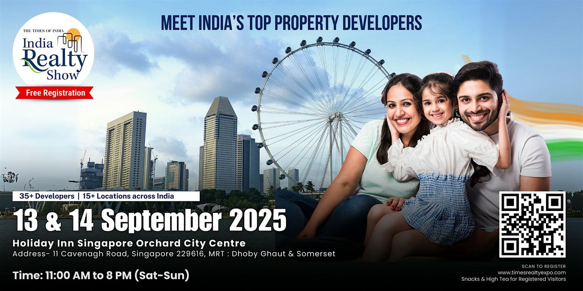 The Times of India Realty Show 2025 in Singapore- Buy Property in India