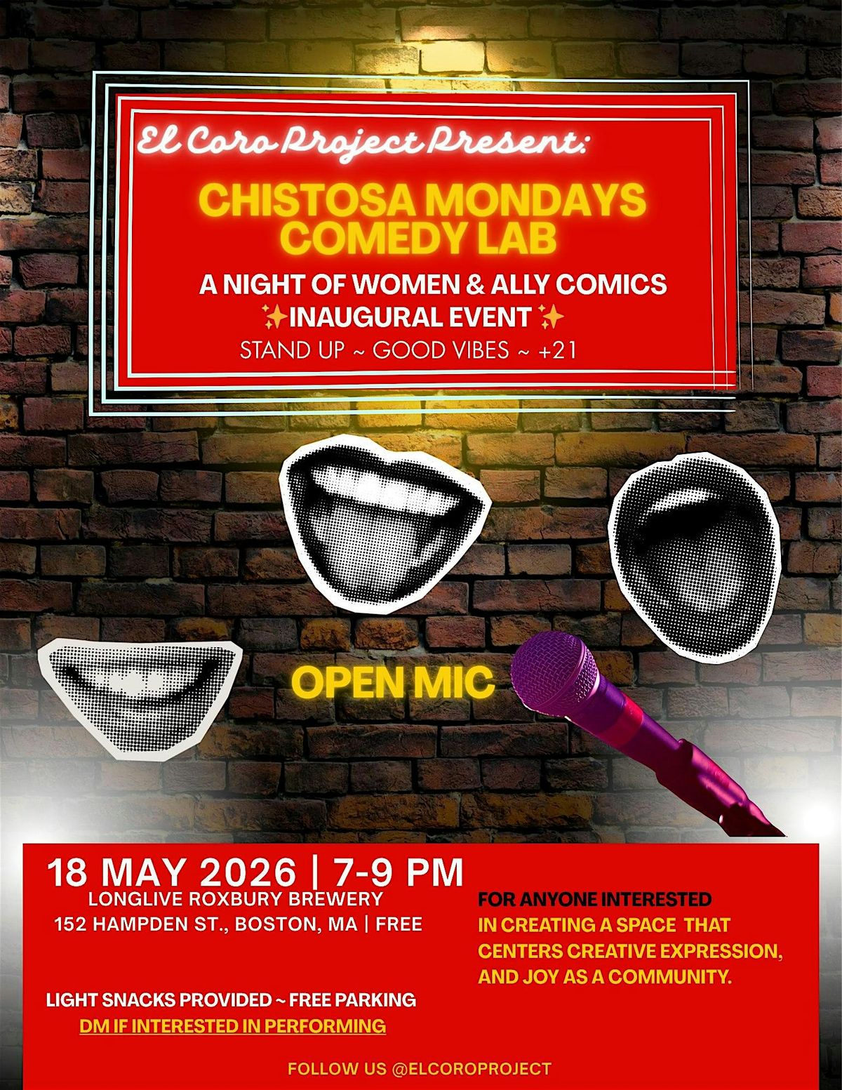 Chistosa Mondays Comedy Lab