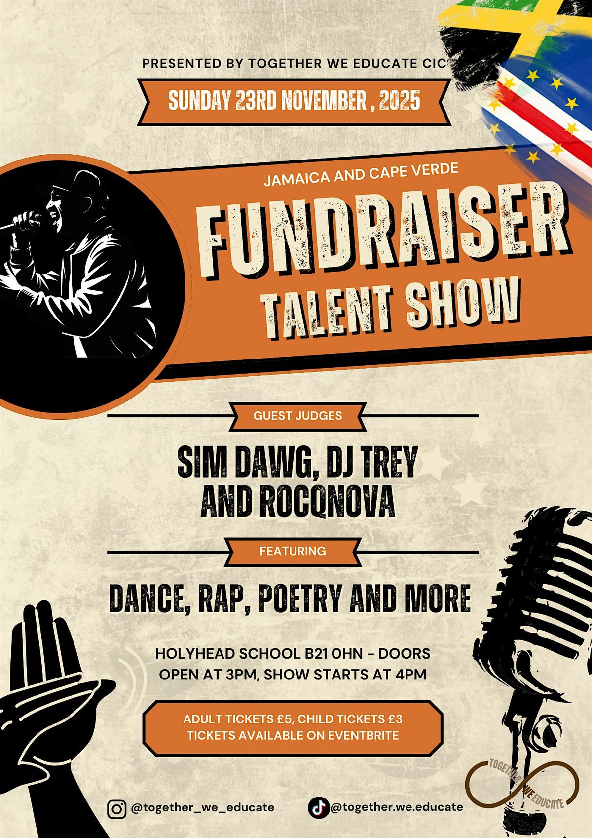 Talent show fundraiser for Jamaica and Cape Verde