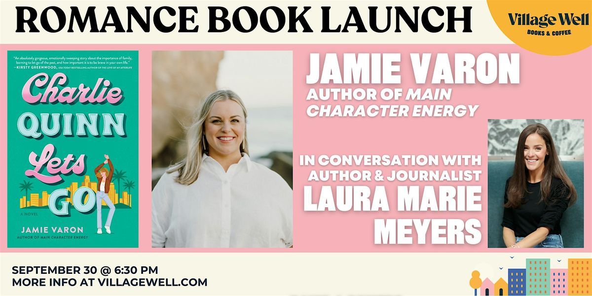 Romance Book Launch: Charlie Quinn Lets Go by Jamie Varon