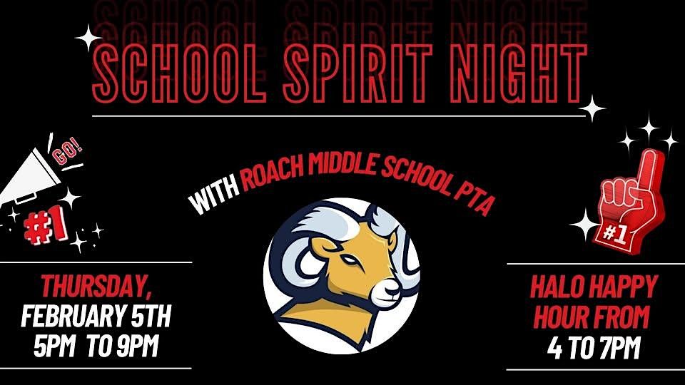 School Spirit Night - Roach Middle School PTA