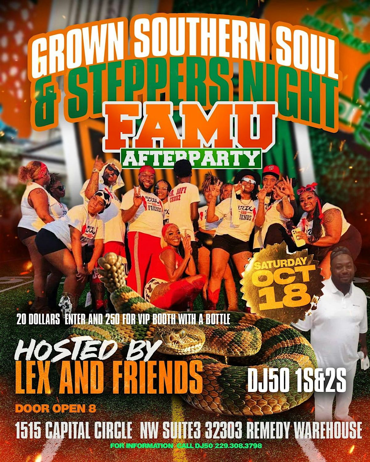 Grown Southern Soul & Steppers Night