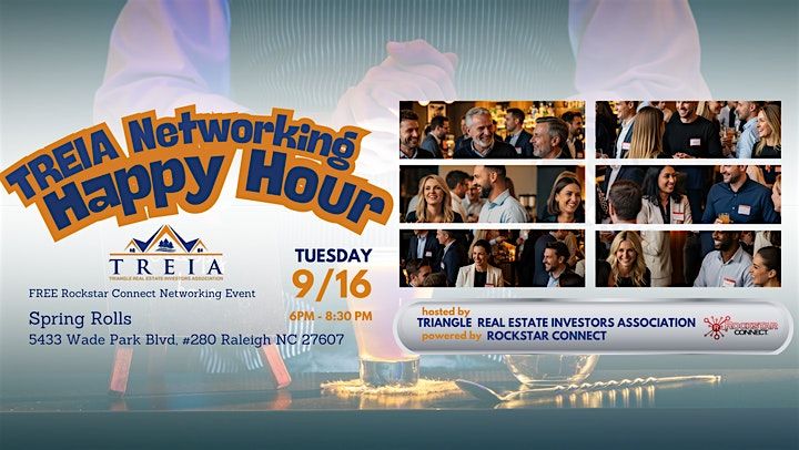 TREIA Networking Happy Hour powered by Rockstar Connect