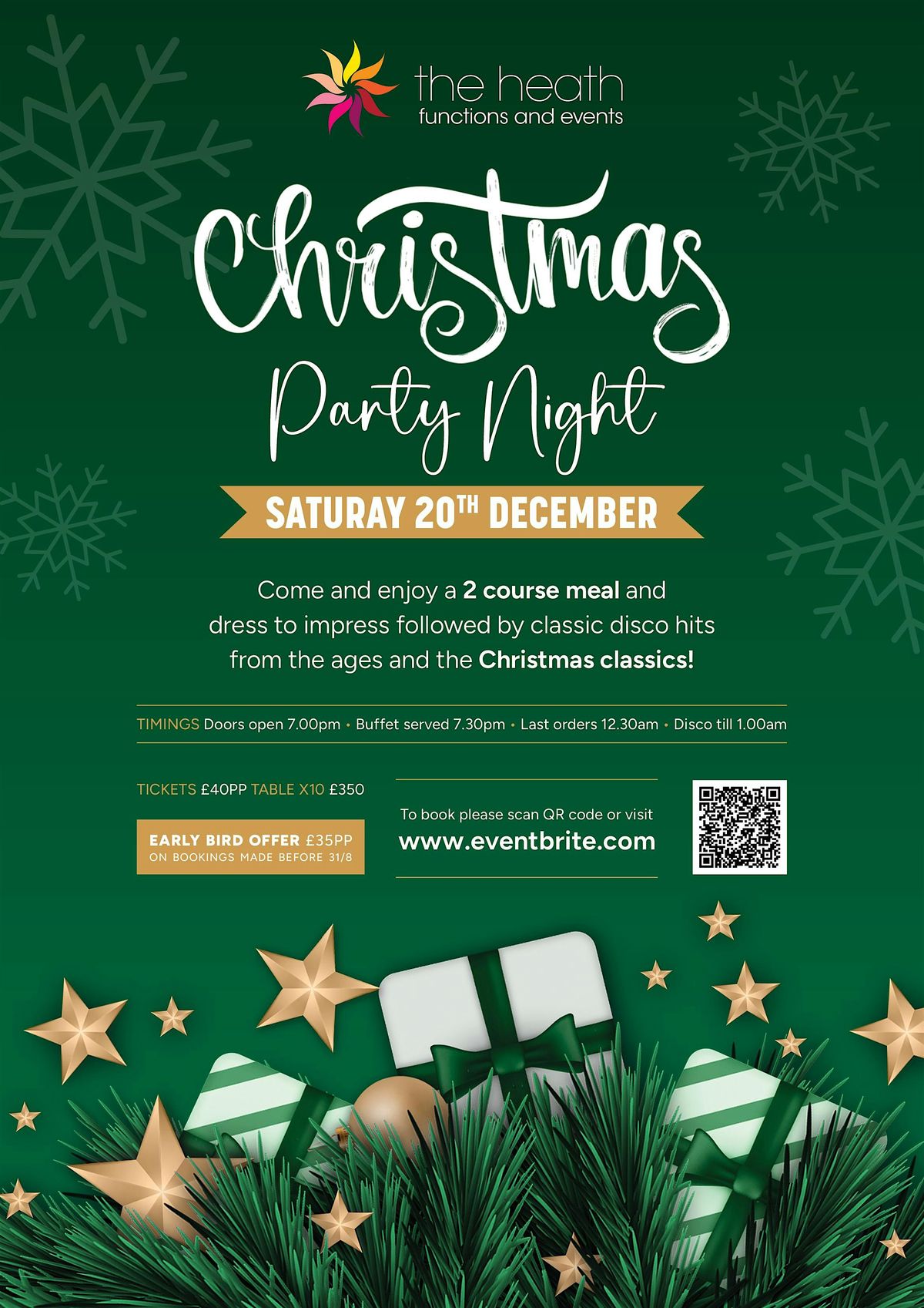 Christmas At The Heath Christmas Party Night