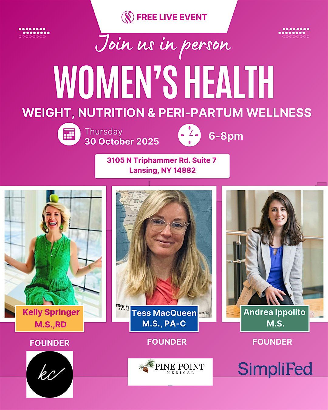 Women's Health talk about weight, nutrition & peri-partum wellness!