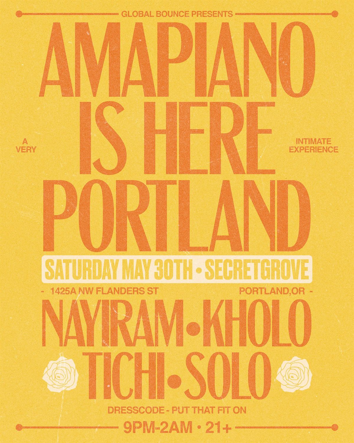Amapiano Is Here ( Portland) A Very Intimate Experience